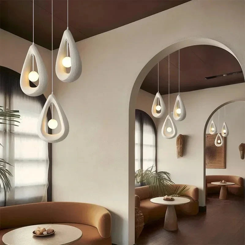 Afralia™ Minimalist Nordic LED Pendant Lights for Dining Room and Bedroom