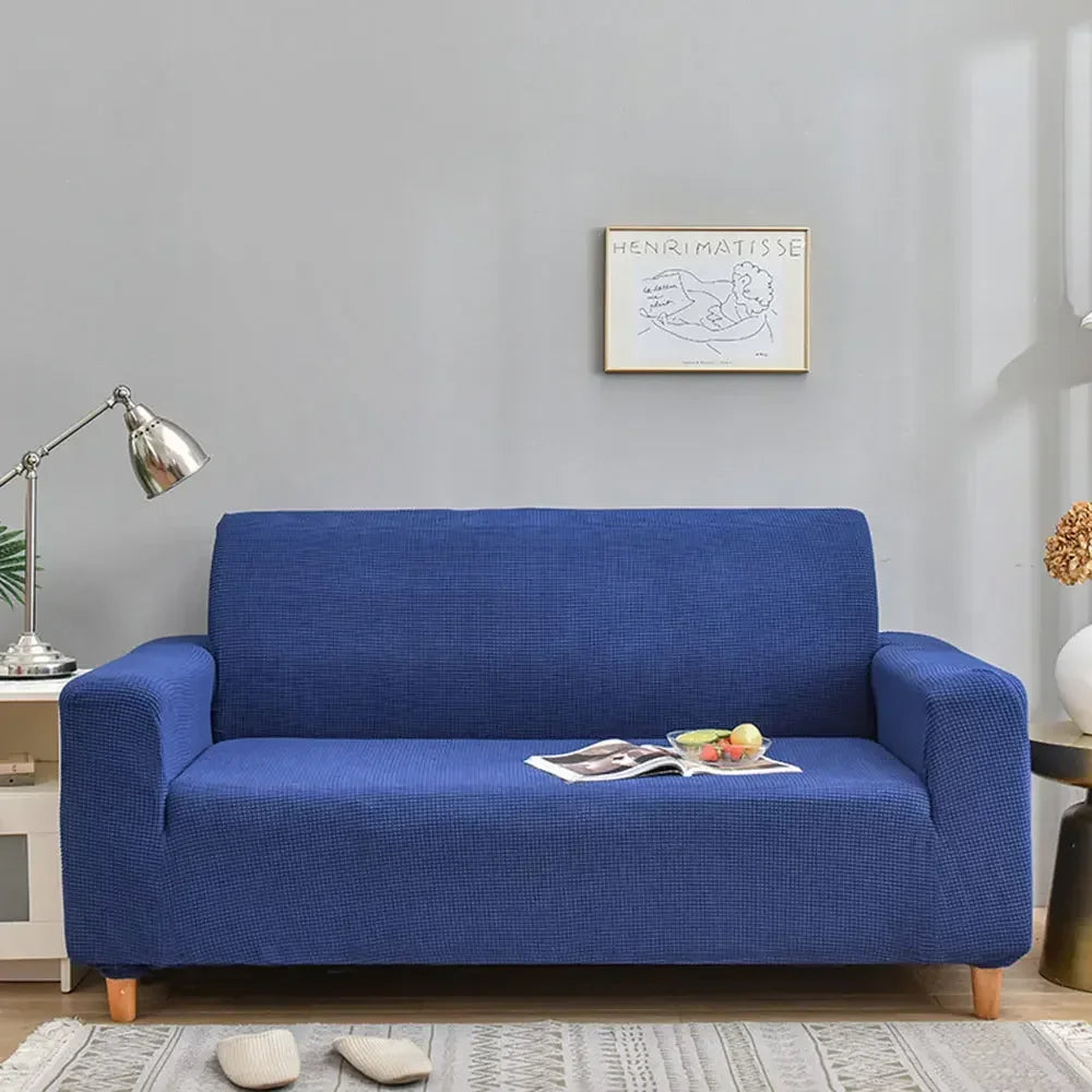 Afralia™ 3D Quilted Thicken Sofa Cover Stretch Spandex Polyester Couch Slipcover