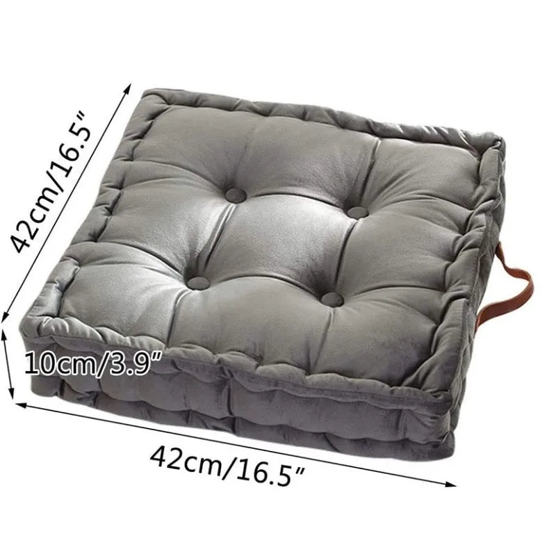 Afralia™ Tufted Meditation Floor Pillows with Handle