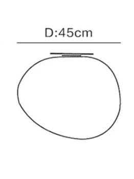 Afralia™ Cobblestone Wall Lamp: Simple Italian Design for Living Room, Bedroom & Study