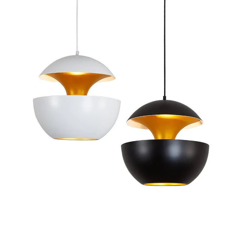 Afralia™ Modern Black & White Designer Chandelier Pendant Lights for Home Decor