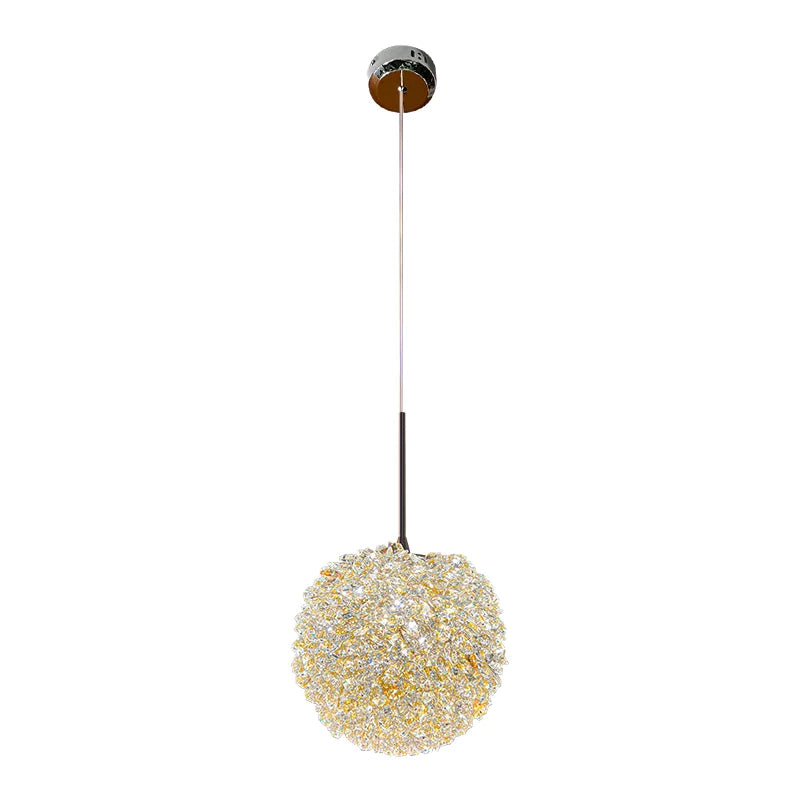 Afralia™ Crystal Ball Pendant Light: Warm & Romantic Bedhead Luxury Lighting