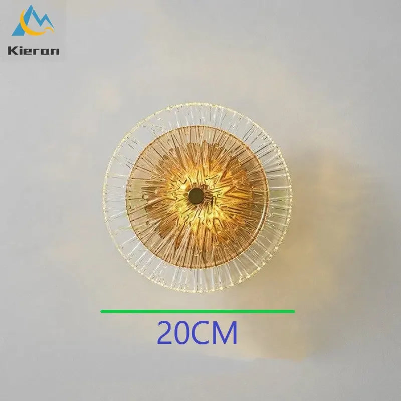 Afralia™ Crystal LED Wall Lamps for Living Room Bedroom Decor