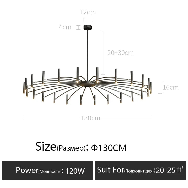 Afralia™ Nordic Black Gold G9 Ceiling Chandelier for Modern Home Décor & Lighting