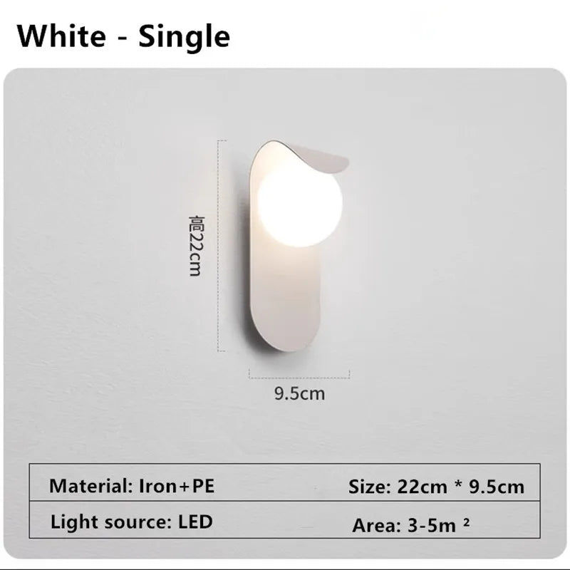 Afralia™ Nordic Bedroom Wall Lamp, Simple Minimalist Staircase Atmosphere Wall Lamps