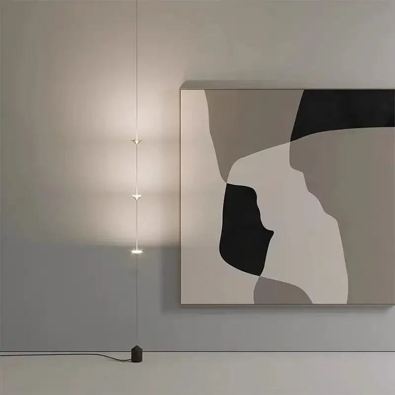 Afralia™ Modern LED Corner Floor Lamp Living Room Bedside Wall Light