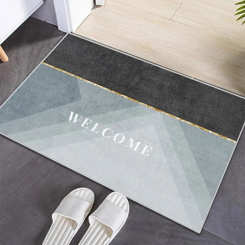 Afralia™ Soft Velvet Bathroom Rug: Absorbent, Non-Slip, Quick-Drying, Easy to Clean Carpet