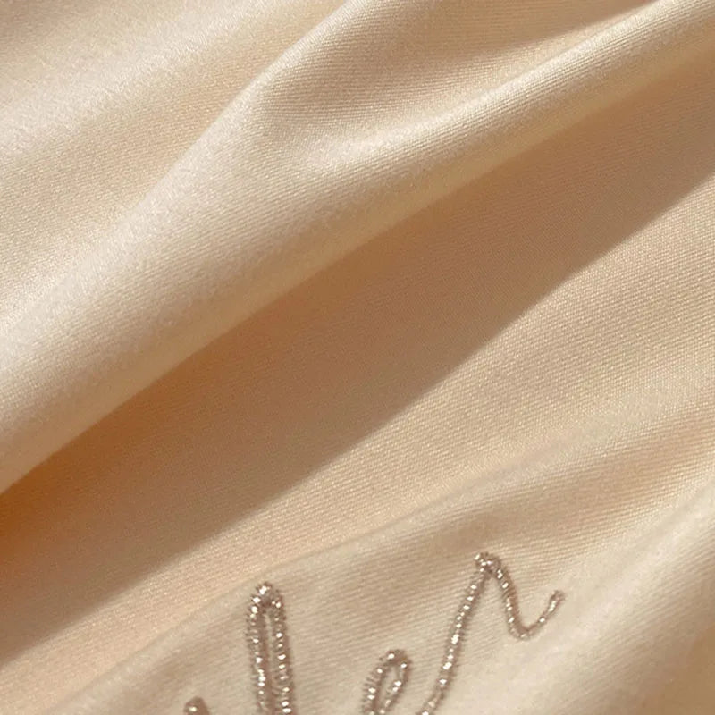 Afralia™ Luxe 100% Cotton Embroidered Bedding Set: Soft, Thick & Cozy Long Staple Comforter Kit