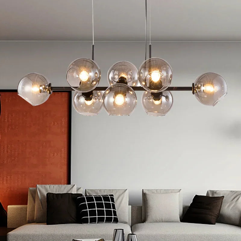 Afralia™ Postmodern Bean Chandelier for Living and Dining Rooms by Samsarah Lighting