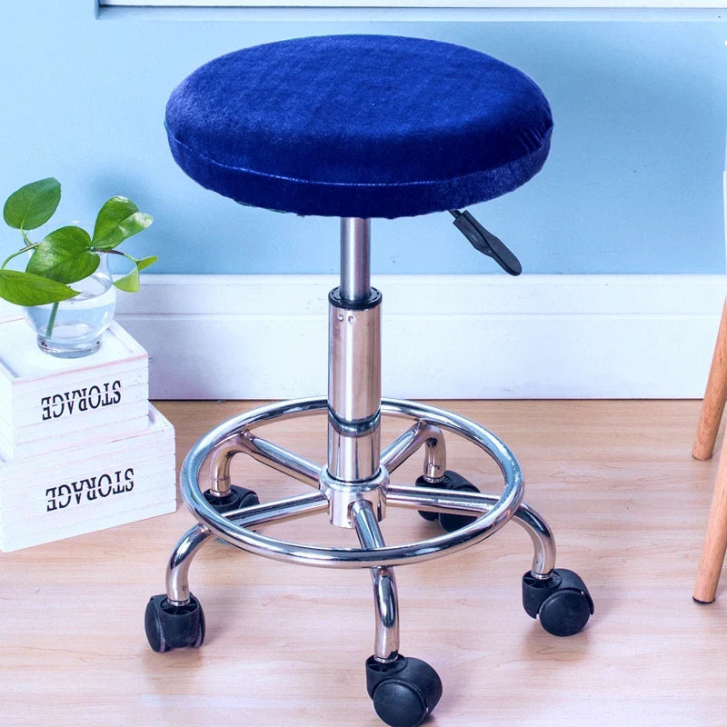 Afralia™ Fleece Stool Cover: Elastic, Removable, Stretch Seat Protector