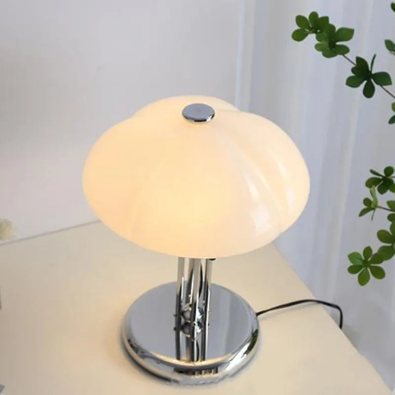 Afralia™ Mushroom Table Lamp: Medieval Bauhaus Design for Living Room, Study, and Decor