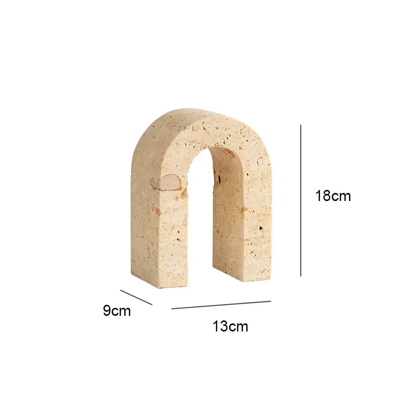Afralia™ Marble Bookends with A-U Alphabet Design - Heavy Duty Shelf Decor