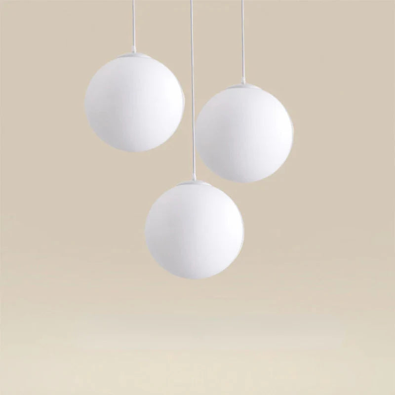 Afralia™ Acrylic Ball Pendant Lights Modern Nordic Led Hanging Lamp for Living Room