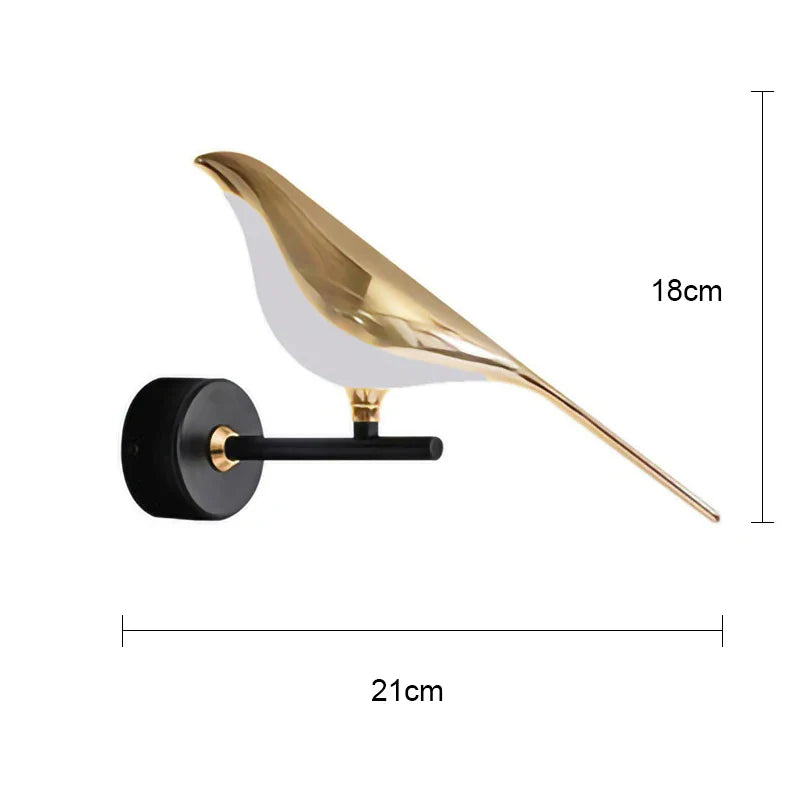 Afralia™ Magpie Bird LED Wall Lamp Modern Simplicity Sconce Light for Home Indoor Lighting