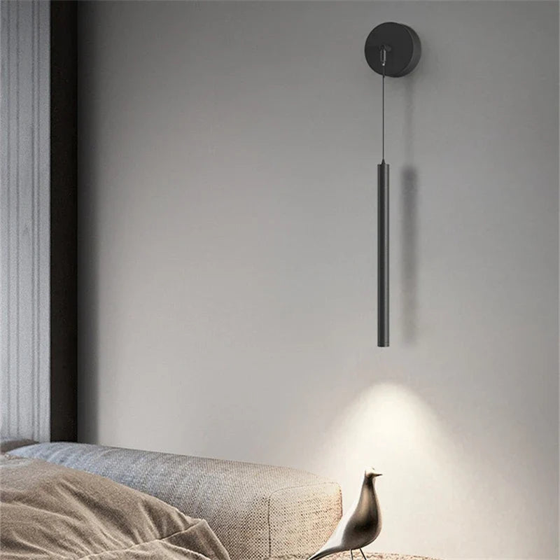 Afralia™ LED Wall Lamp Bedroom Modern Simple Living Room Eye-Protection Spot Light