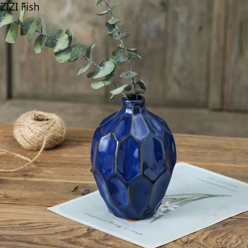 Afralia™ Ceramic Hydroponic Vase for Creative Desk Decor and Floral Arrangement