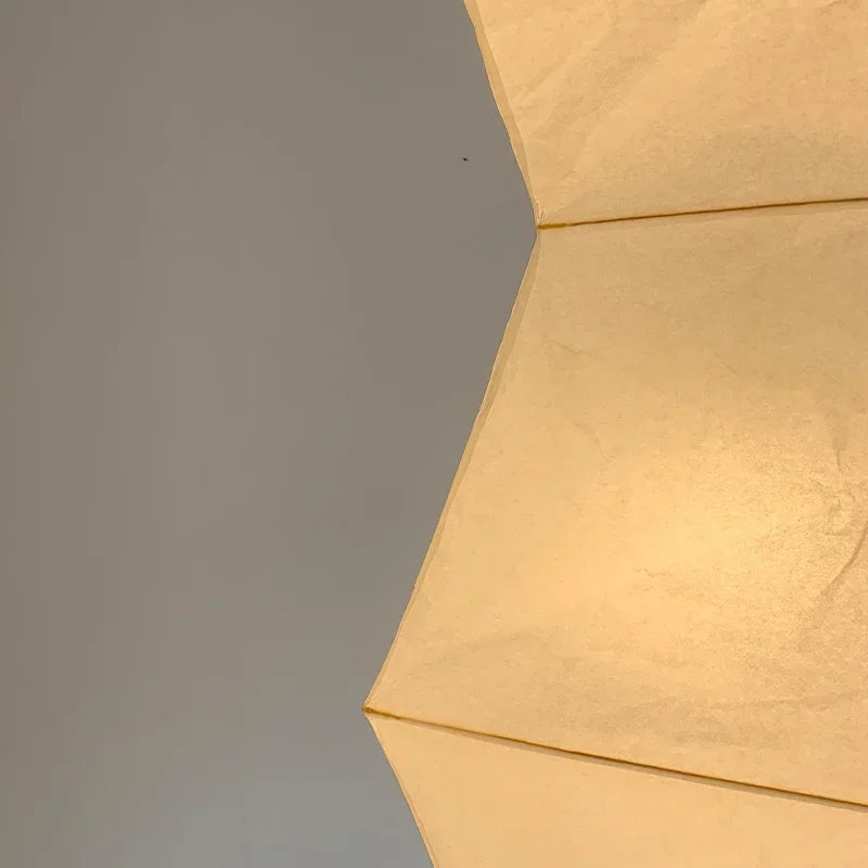Afralia™ Wabi-sabi Noguchi Akari L7 Pendant Lights: LED E27 White Rice Paper Hanging Lamp