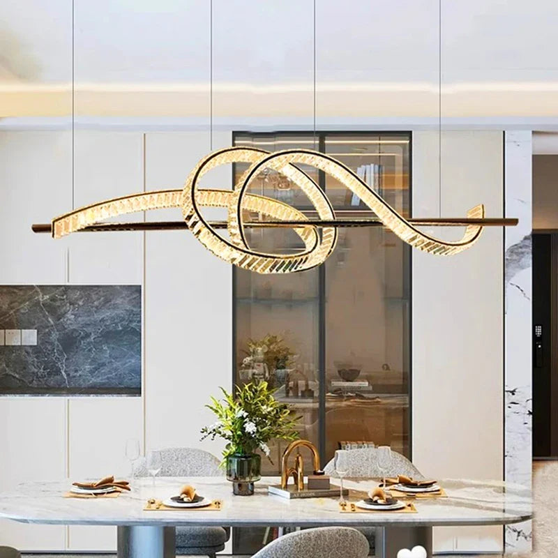 Afralia™ Modern Pendant Light: LED Chandelier Ceiling Lamp for Dine Room Dining Decor