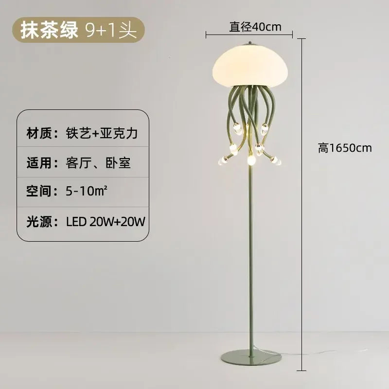 Afralia™ Kawaii LED Jellyfish Lamp Art for Bedroom Decor & Lighting