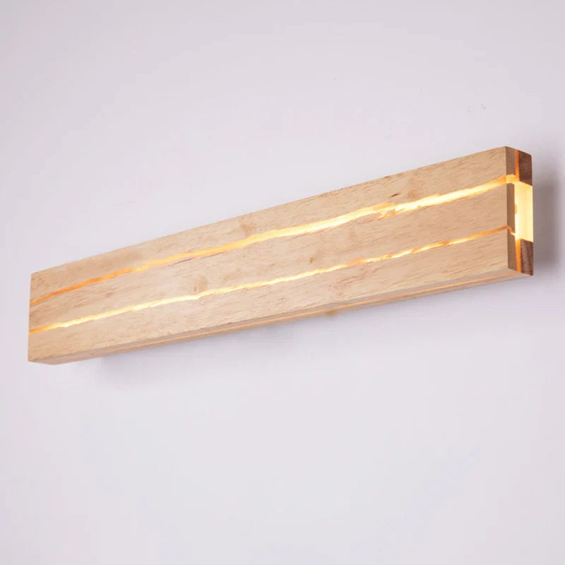 Afralia™ Wood Crack LED Wall Lamp Modern Nordic Sconces Indoor Lighting for Home Décor