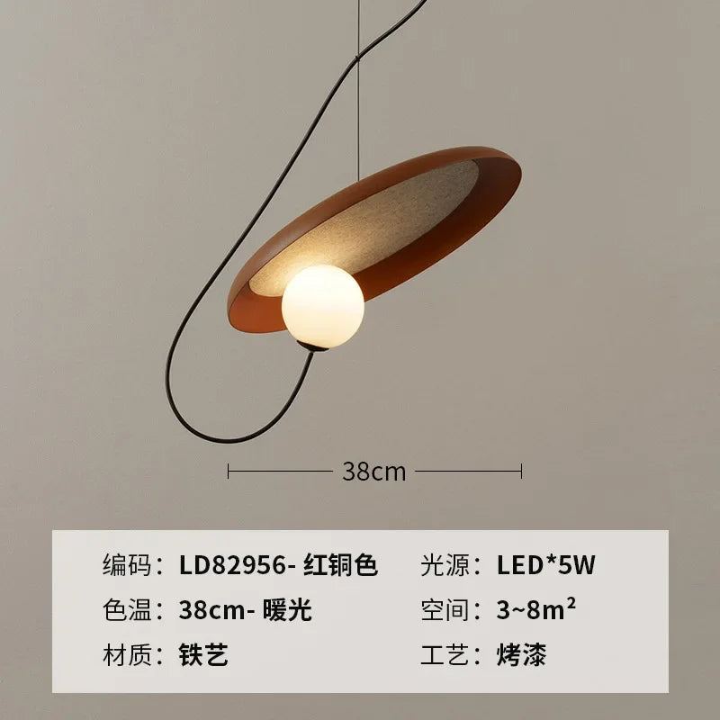 Afralia™ Luxury Rock Metal Pendant Lamp for Home Hotel Room Decor Lighting