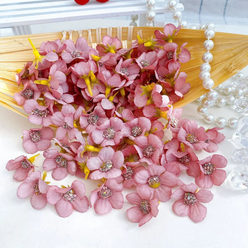 Afralia™ Mini Daisy Silk Flower Garland for DIY Dress Decoration