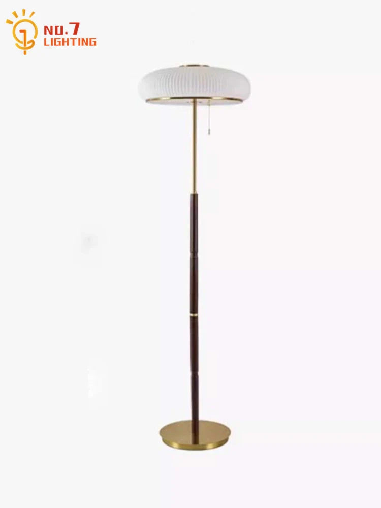 Afralia™ Medieval Matsutake Floor Lamp LED E27 Retro Luxury Standing Lamp