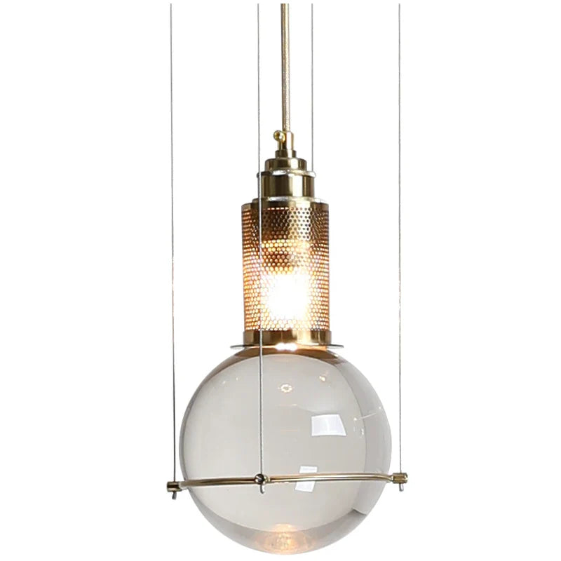 Afralia™ Crystal Ball LED Pendant Lights - American Design for Indoor Lighting