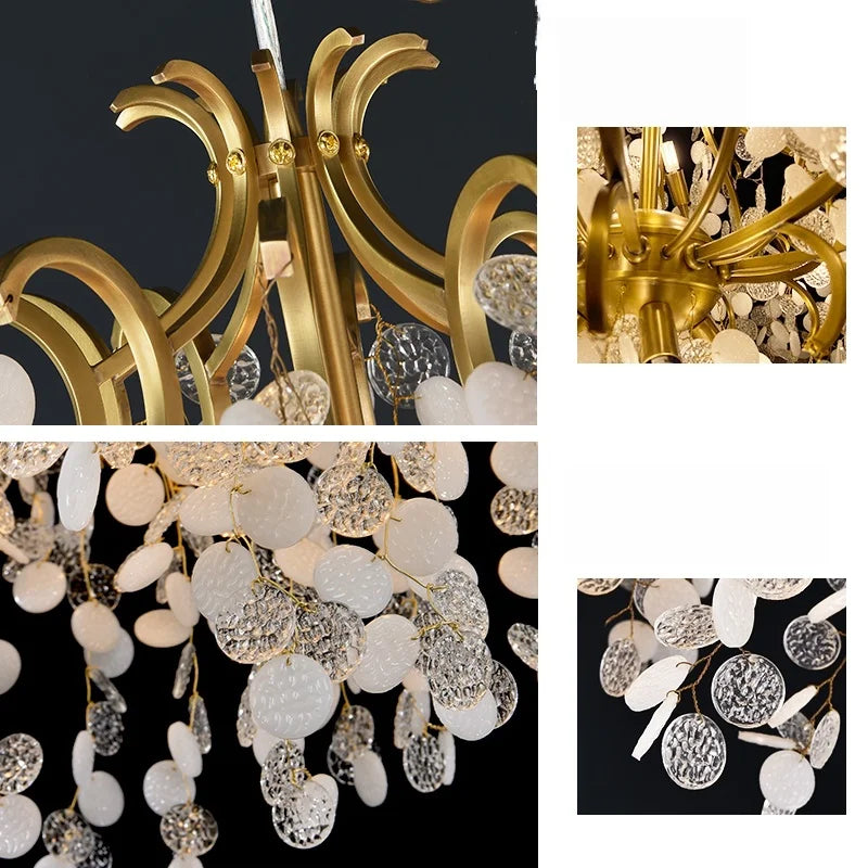 Afralia™ Crystal Branch Chandelier: Luxury Art Decor Lighting for Living Room, Bedroom, Dining Room