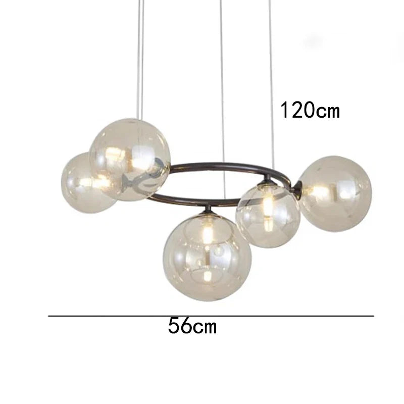 Afralia™ Nordic Dining Room Pendant Light Chandelier for Living Room