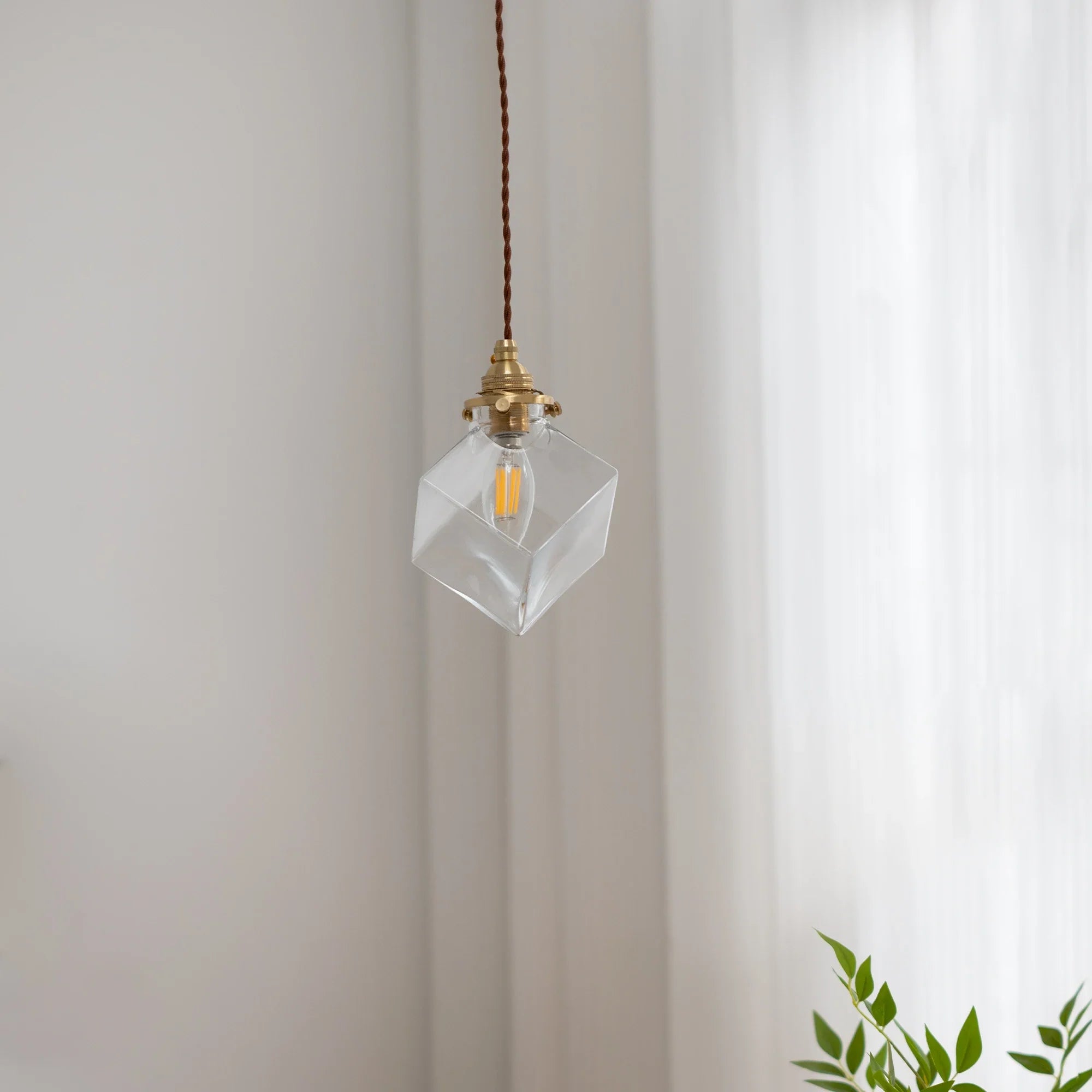 Afralia™ Glass LED Pendant Lights: Nordic Modern Hanging Chandelier