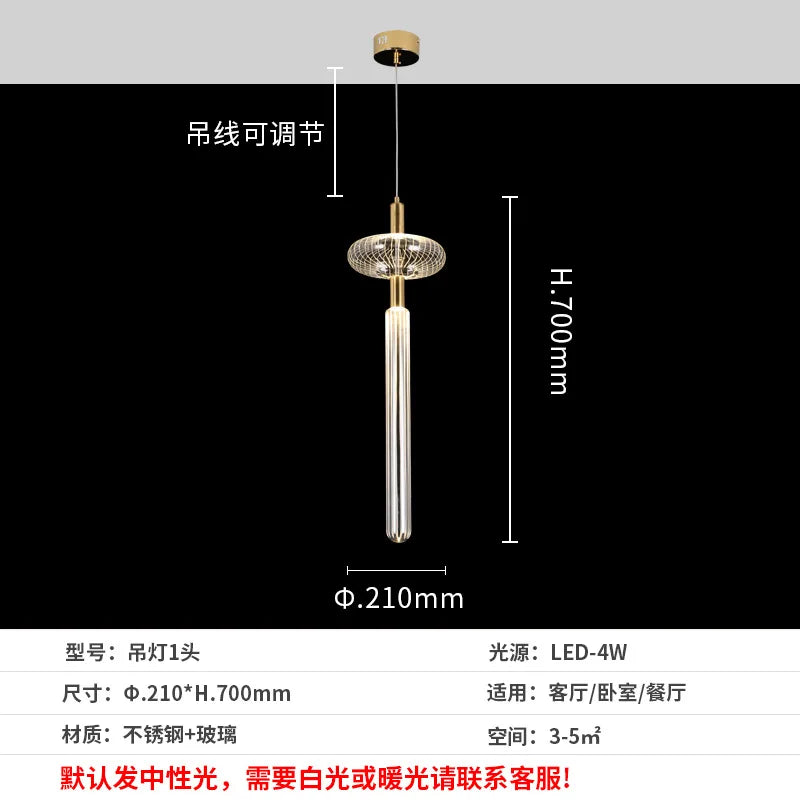 Afralia™ Snowflake Glass Chandelier Modern Carving Duplex Building Staircase Hanging Lamp