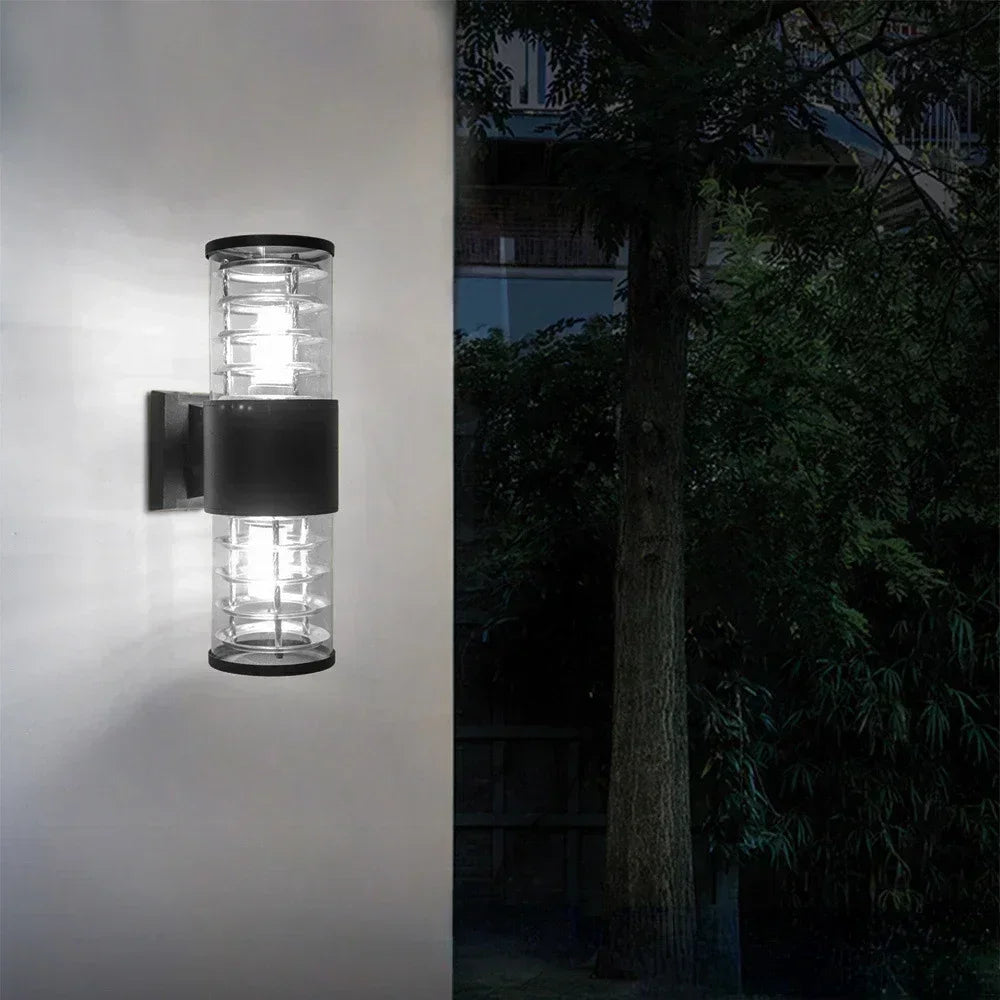Afralia™ Outdoor E27 Waterproof LED Wall Lights 20w 24w Up Down Lighting