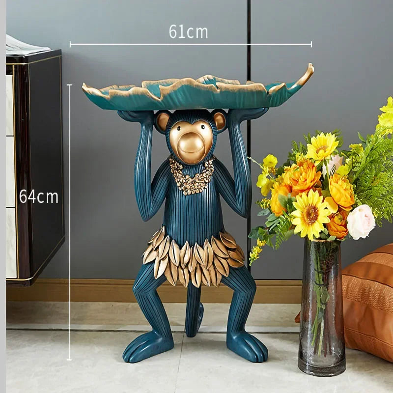 Afralia™ Modern Decor Tray Figurine Sculpture Nordic Decoration Organizer Ornament