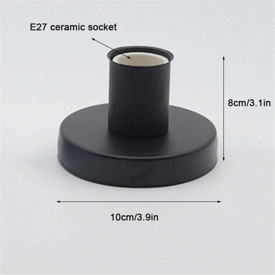 Afralia™ Vintage Industrial Lamp Base Stand E27 E26 Screw Socket Bulb Holder