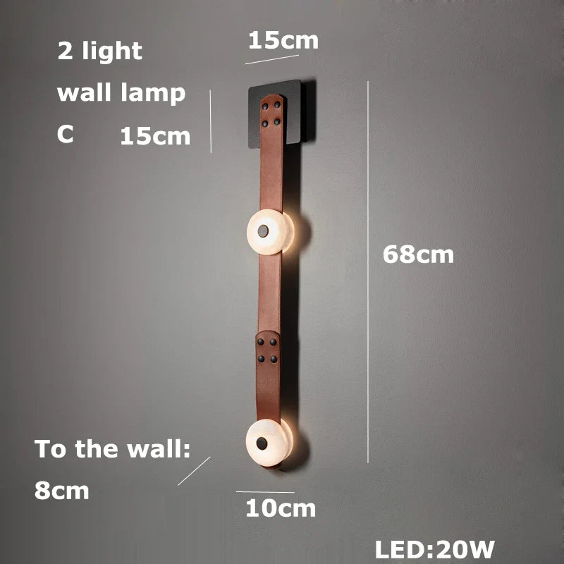 Afralia™ Modern Marble Series High Ceiling Chandelier for Foyer Dining Room