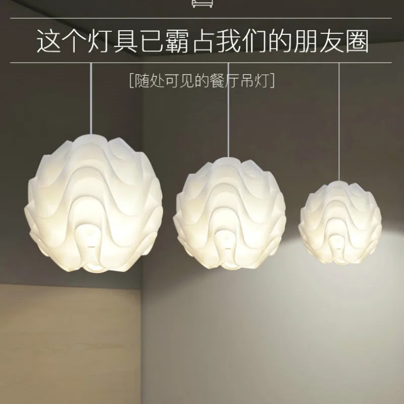 Afralia™ Pine Cone Pendant Lights: Modern Nordic Acrylic Lamp for Living Room, Dining Room, Kitchen.