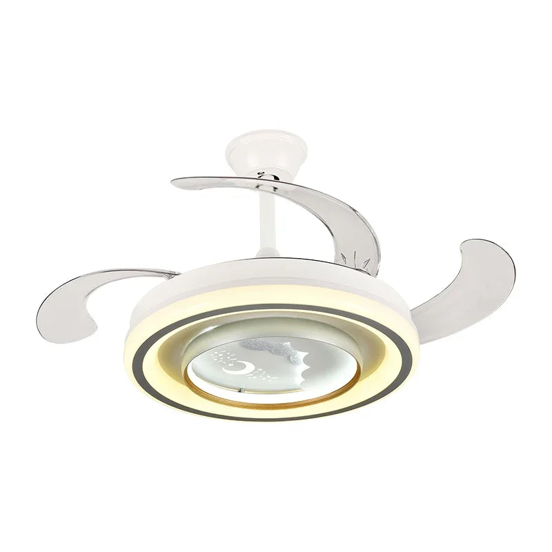 Afralia™ Smart Ceiling Fan Light Remote Control Slient Design