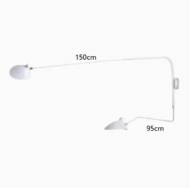 Afralia™ Black Serge Mouille Wall Lamp: Nordic Design, Creative Living Room Decor