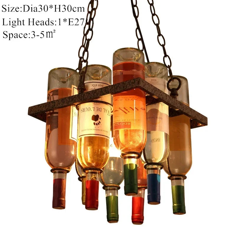 Afralia™ Iron LED Pendant Chandelier for Kitchen, Bar, and Cafe