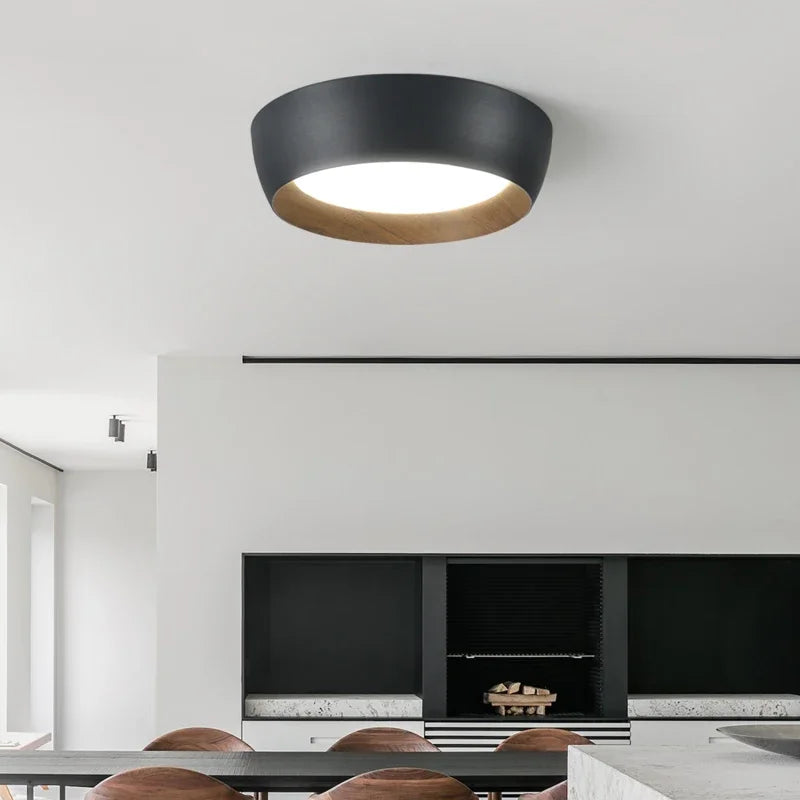 Afralia™ Nordic LED Ceiling Lamp for Living Room Bedroom, Surface Mounted Luminaire