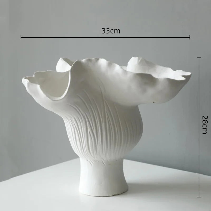 Afralia™ Ceramic Flower Vase for Home Decor and Floral Arrangements