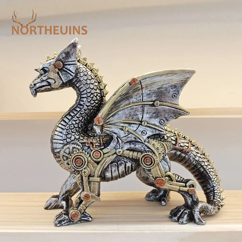 Afralia™ Mechanical Punk Animal Resin Statues - Steampunk Collection for Interior Decor