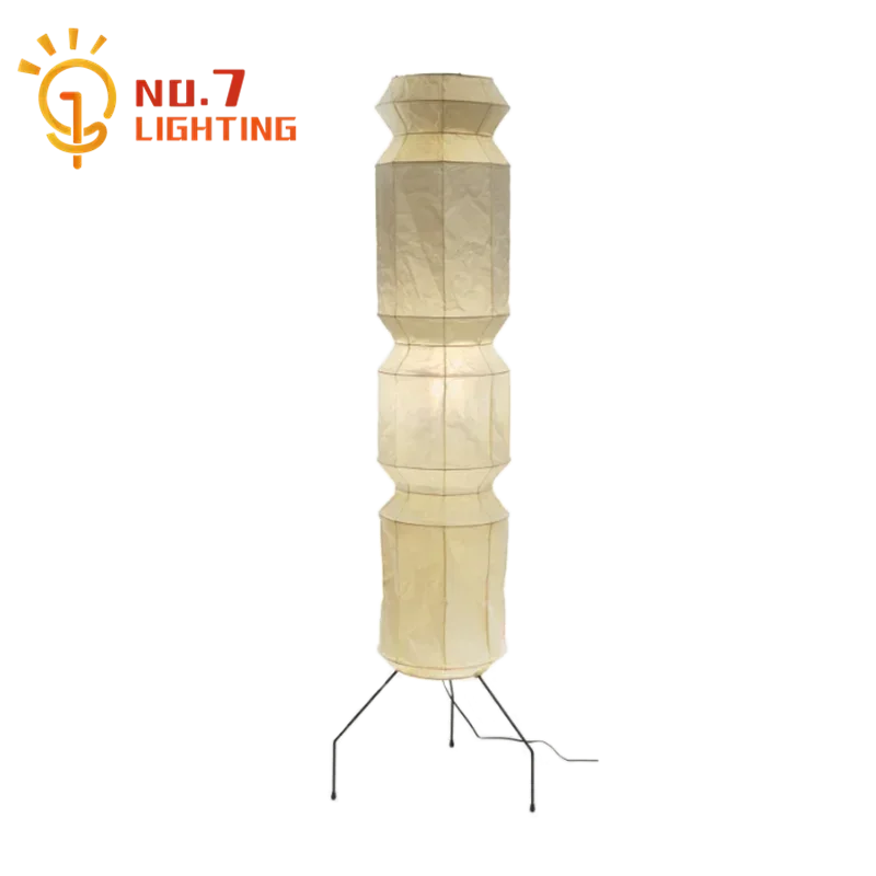 Afralia™ Noguchi Akari Rice Paper Table Lamp for Living Room Bedroom Cafe Decor