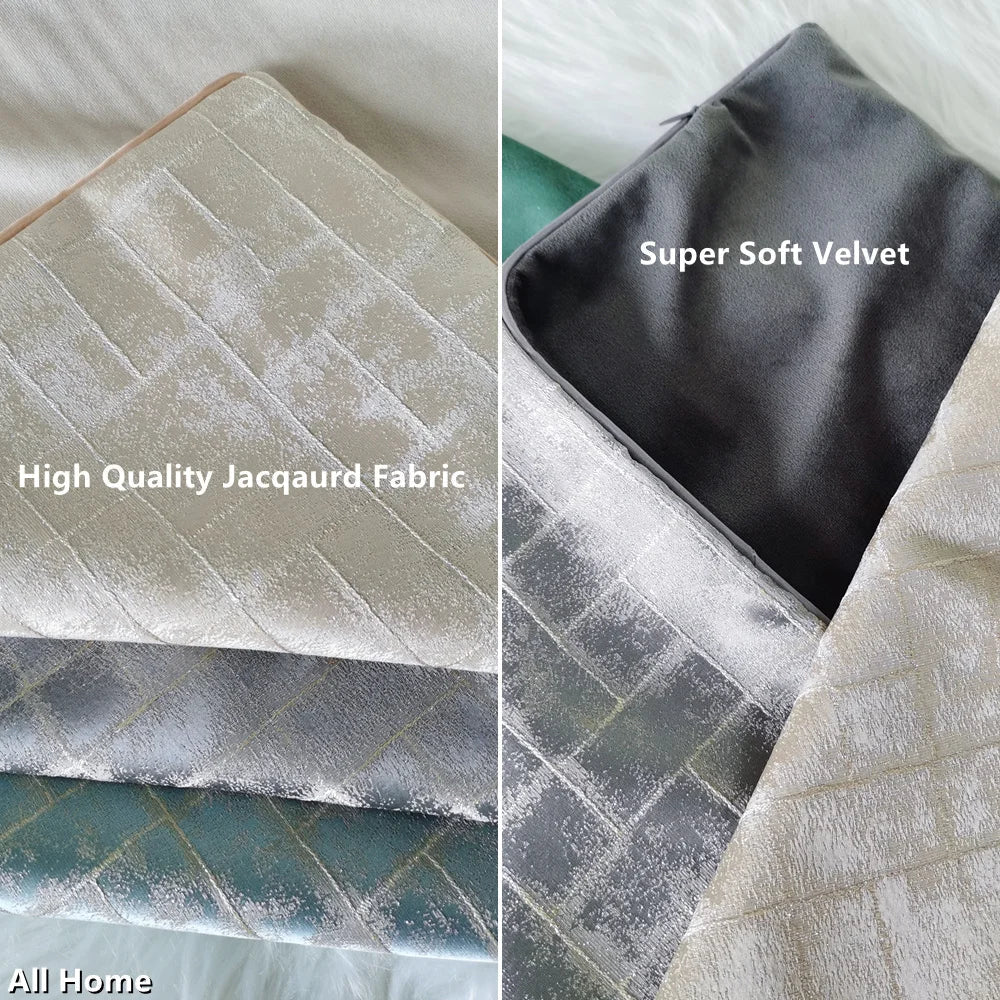 Afralia™ Jacquard Luxury Cushion Cover Set - Premium Quality Decorative Pillow Case