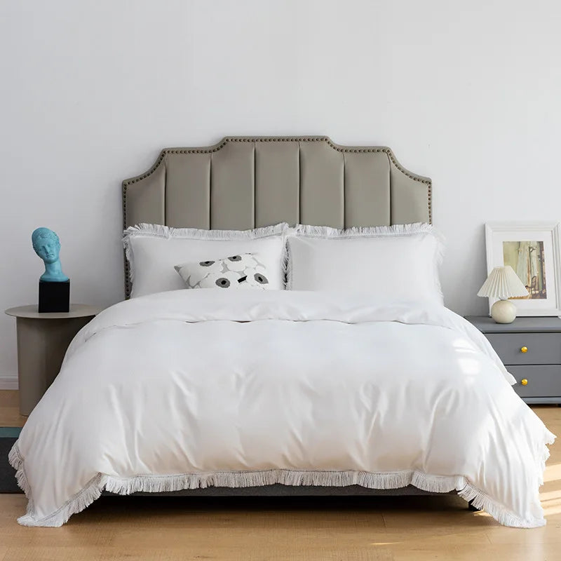 Afralia™ Brushed Hotel Style Bedding Sets - Solid Color Duvet Set, Skin Friendly, Single Double