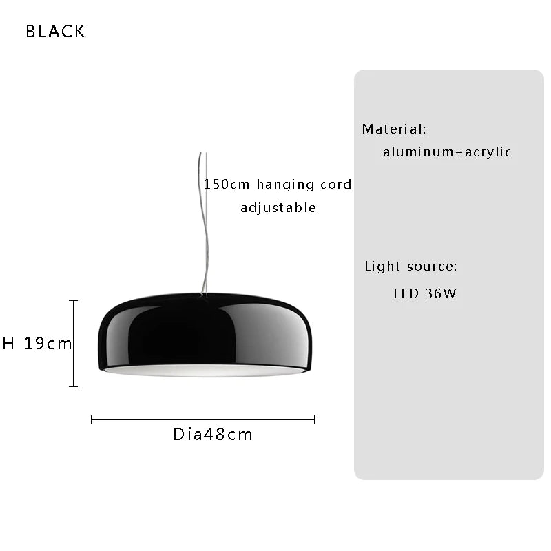 Afralia™ Italian Minimalist Round LED Ceiling Lamp Black White Bedroom Light