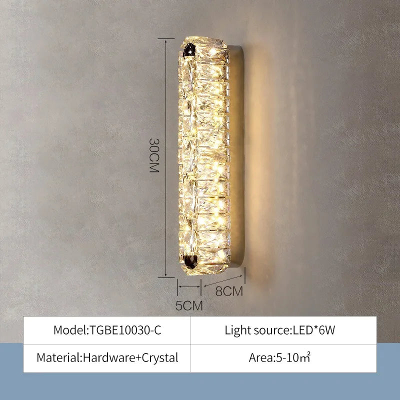 Afralia™ Crystal Ceiling Chandelier Light - Modern Luxury Dimmable LED Luminaire