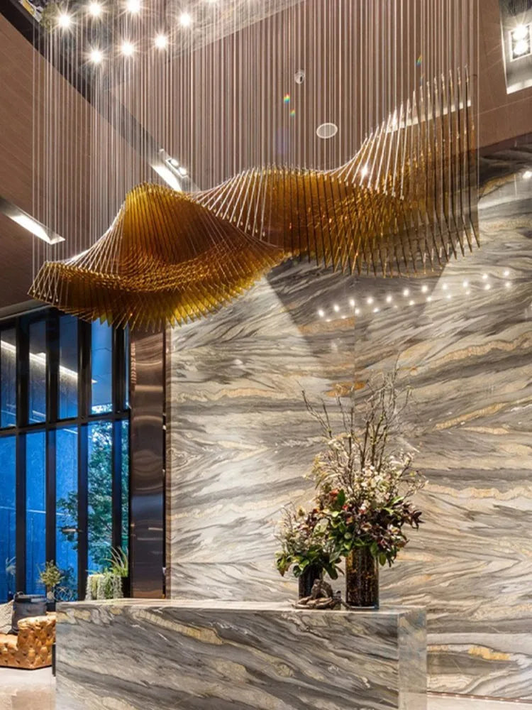 Afralia™ Designer Chandelier for Dining, Bar, & Hotel Lobby