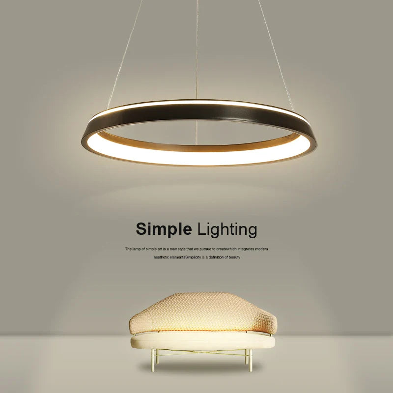 Afralia™ Modern LED Chandeliers: Creative Thin Design for Living Room, Bedroom, Balcony, Aisle, and Flush Mount Ceilings